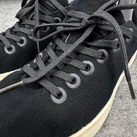 Allbirds Piper Sneakers Merino Wool Black Womens Size 8 Classic Casual Travel VN - Picture 9 of 16